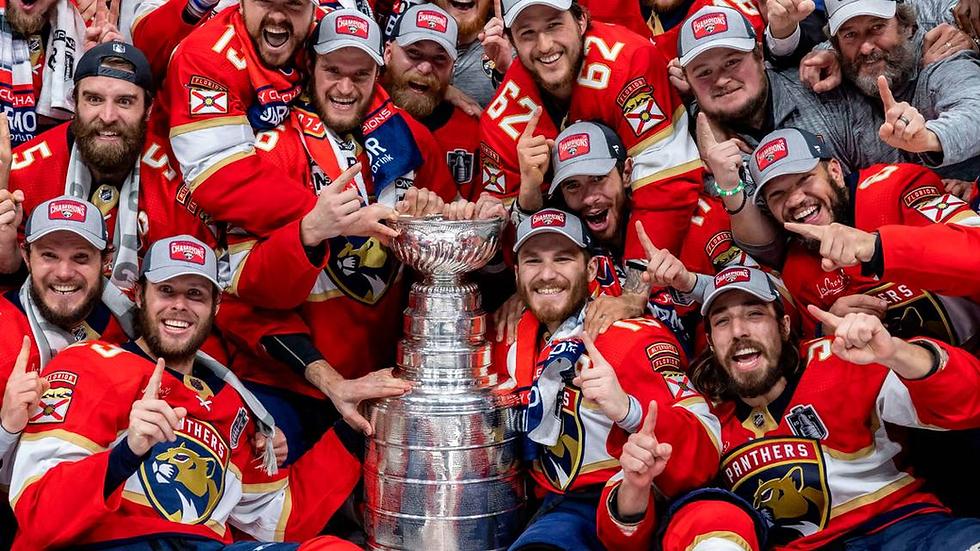 Florida Panthers vinner den første Stanley Cup i franchisehistorien